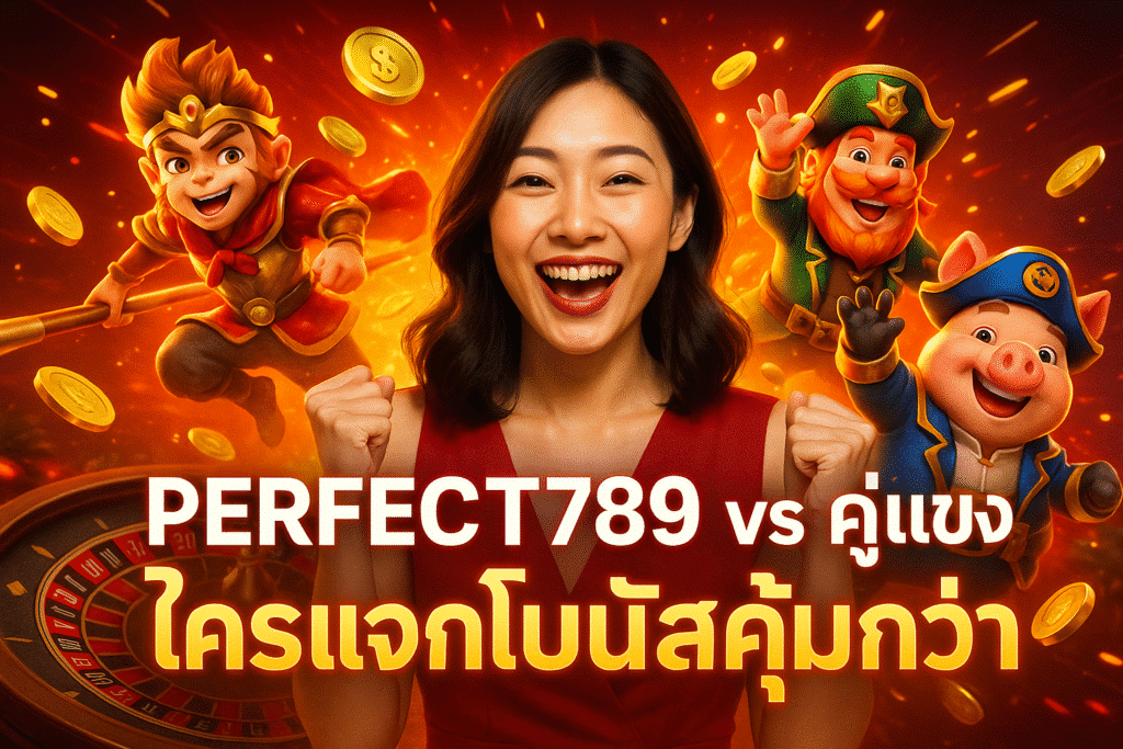 PERFECT789 vs คู่แข่ง ใครแจกโบนัสคุ้มกว่า?